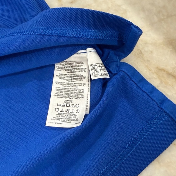 Brooks Brothers Original Fit Short Sleeve Logo Polo Golf‎ Shirt; Royal Blue; XXL - Picture 5 of 9